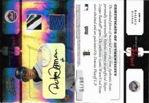 2005 Playoff Absolute Memorabilia Heroes Swatch Double Prime Spectrum Autograph #AH-12 SN 15.jpg