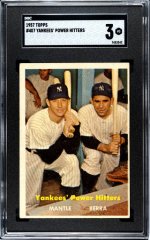 1957 Topps 407 Yankees Power Hitters SGC Grade 3 Front.jpg