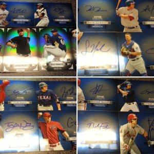 2012 Bowman Sterling Autographs