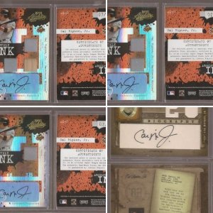 2002 - 2006 Cal Ripken Autographed Baseball Cards