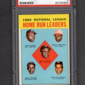 Ernie Banks 1963 Topps NL HR Leaders PSA 6.jpg