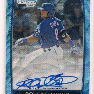2012 BC Rougned Odor Blue Wave Refractor BCA-RO 39/50