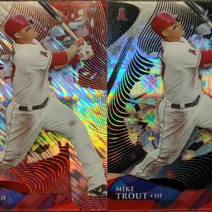 Mike Trout Galactic and Red Storm