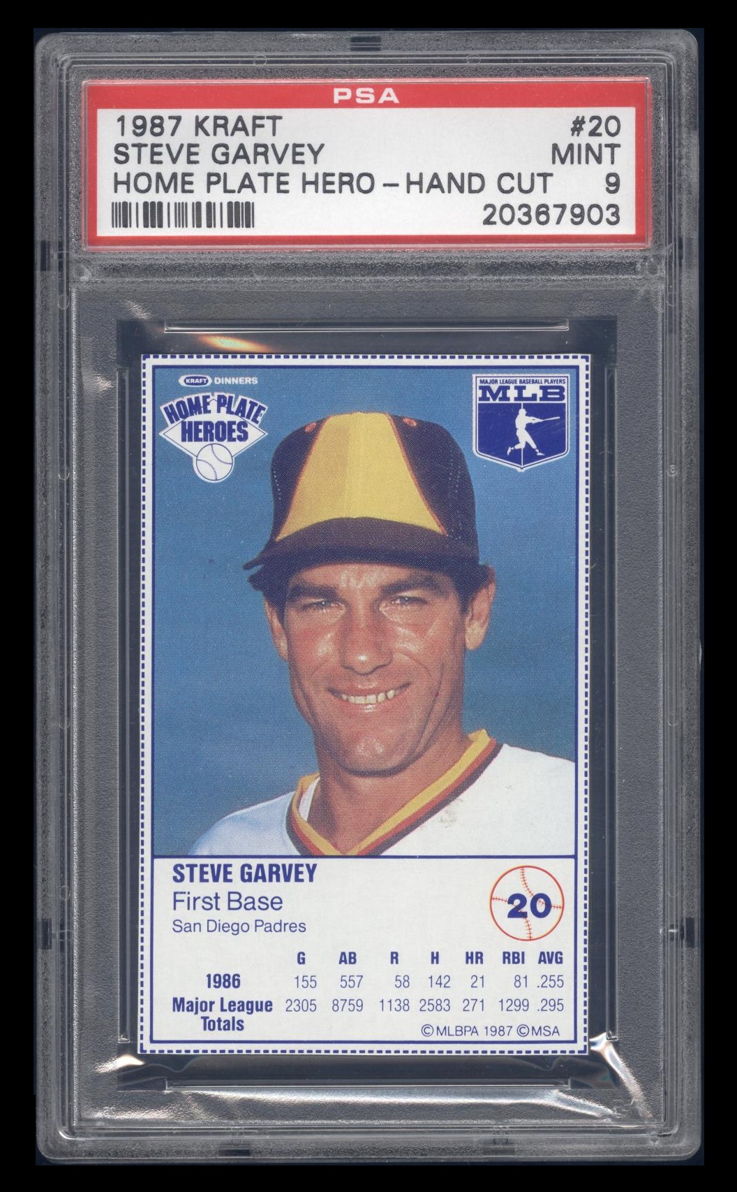 13 - 1987 Kraft Steve Garvey PSA 9.jpg