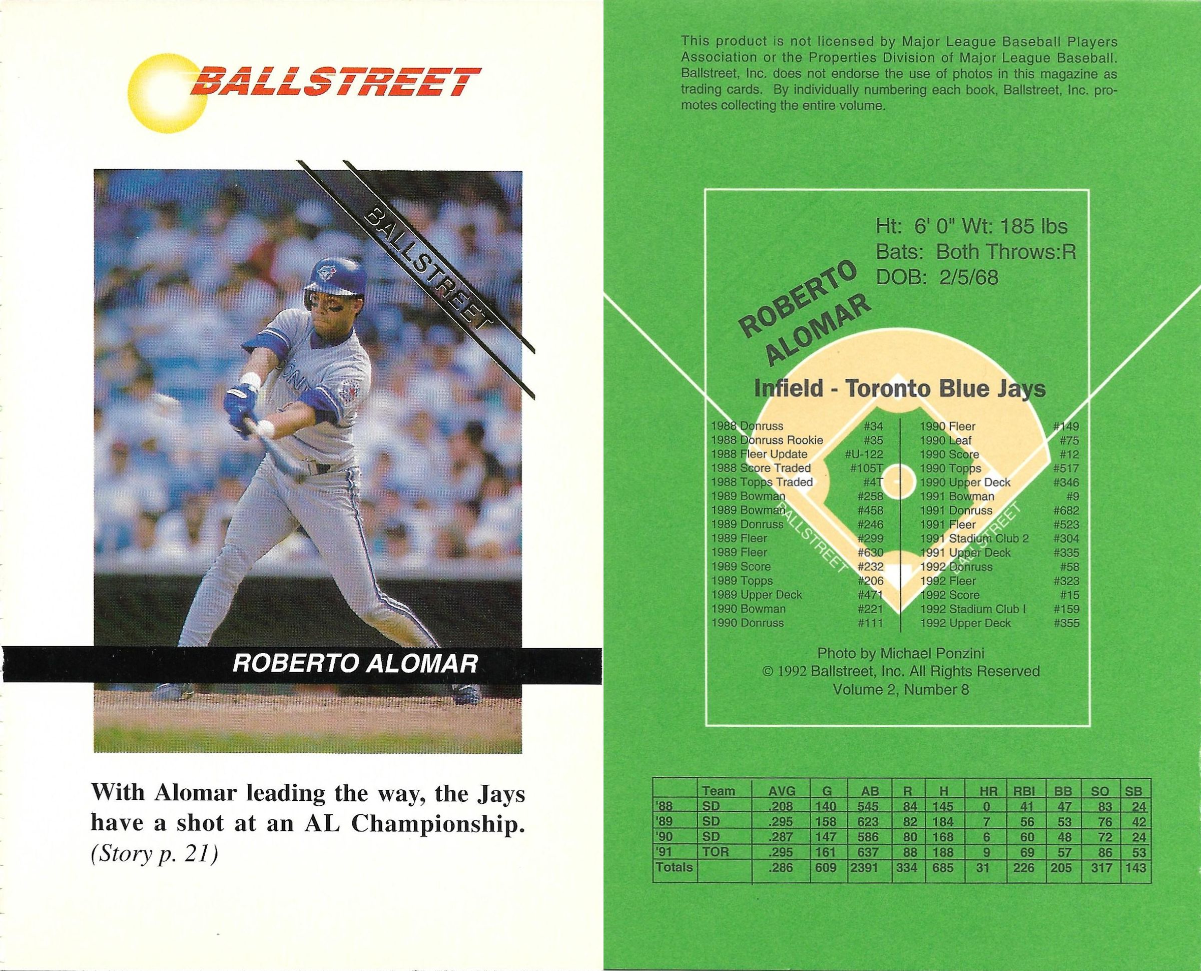1992 Ballstreet Magazine #NNO Uncut Panel.jpg