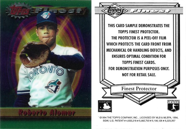 1994 Topps Finest Protector Demo #NNO.jpg
