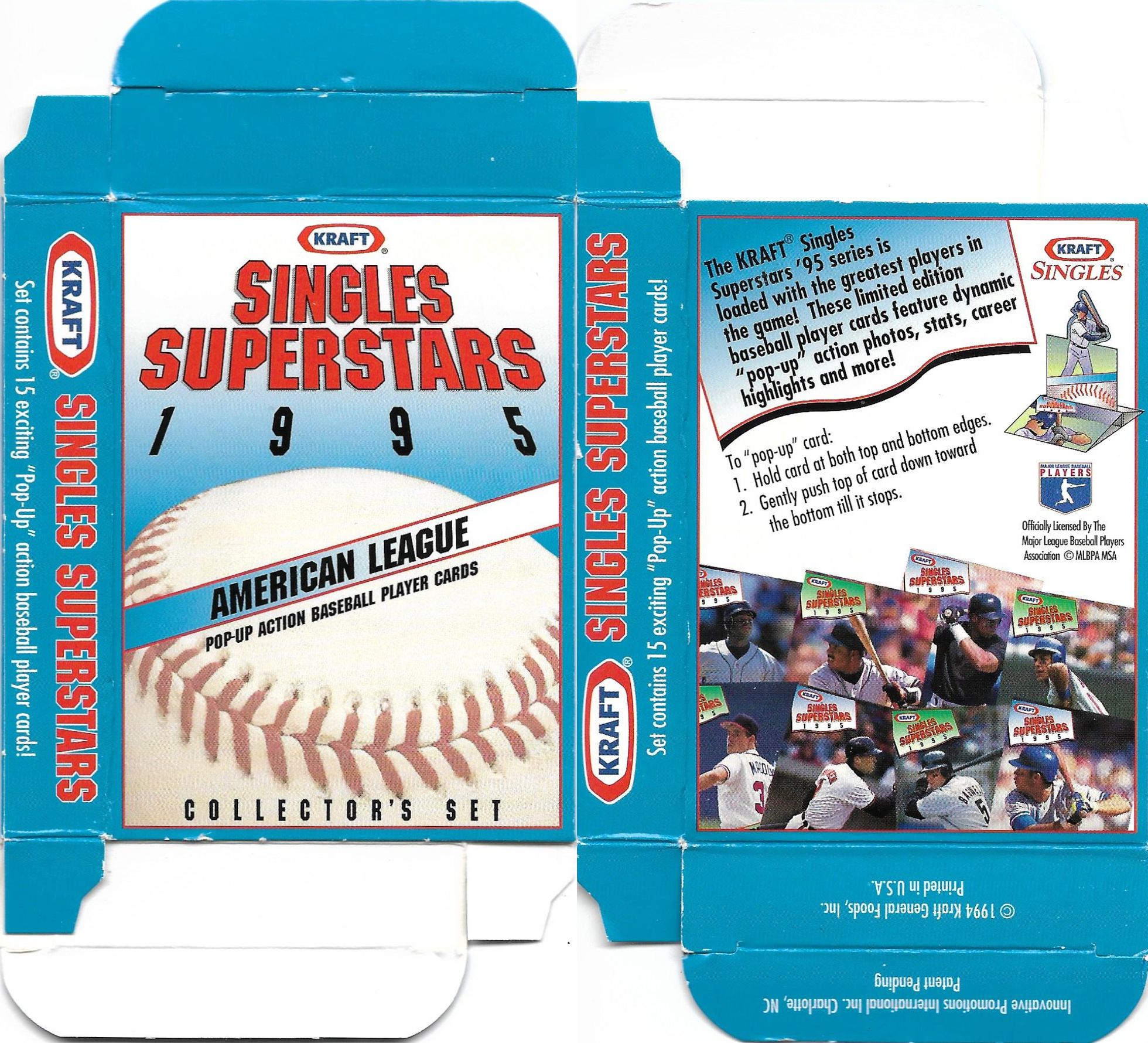 1995 Kraft Singles Superstars American League Set Box #NNO.jpg