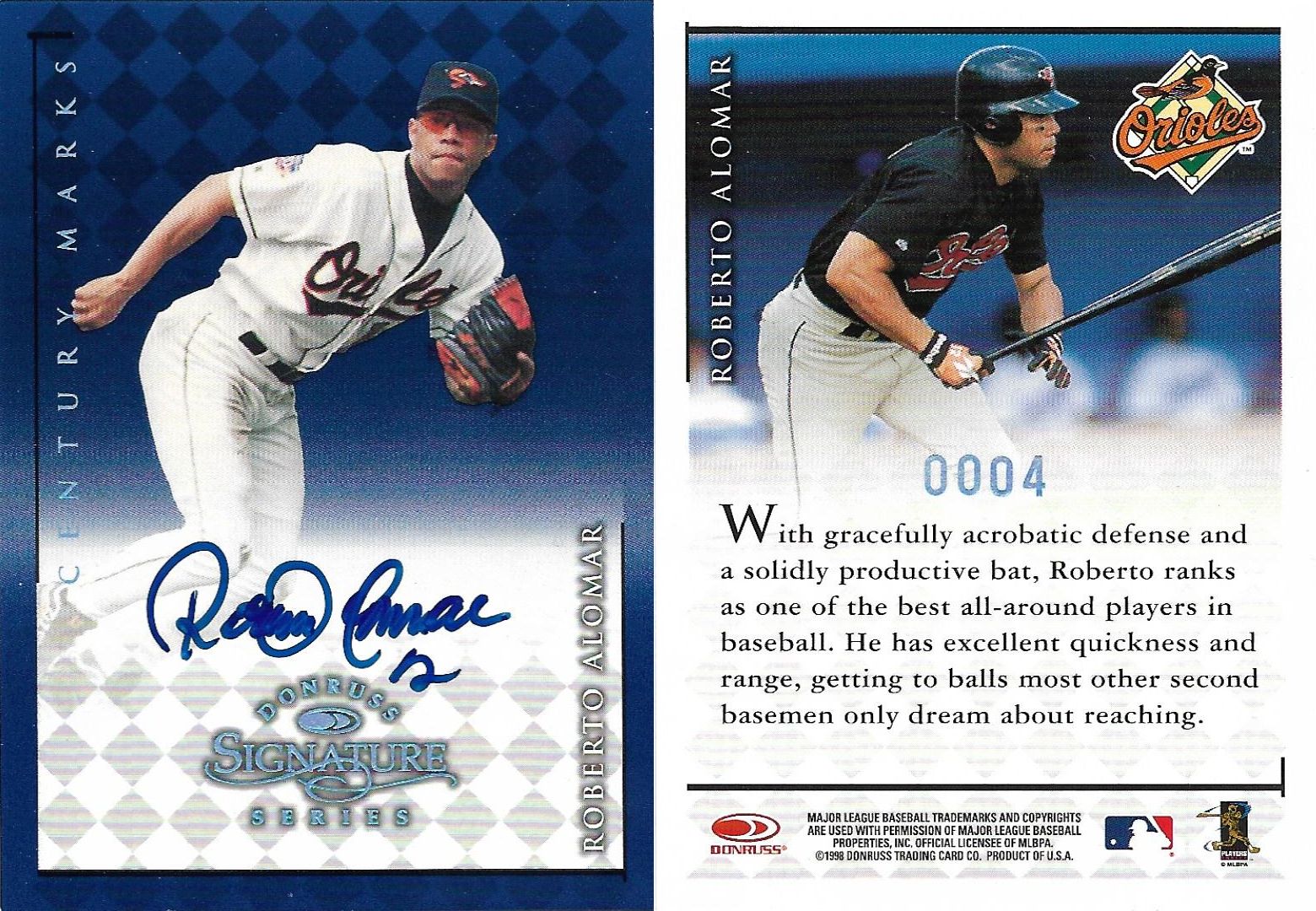 1998 Donruss Signature Autograph Century Marks SN 100.jpg