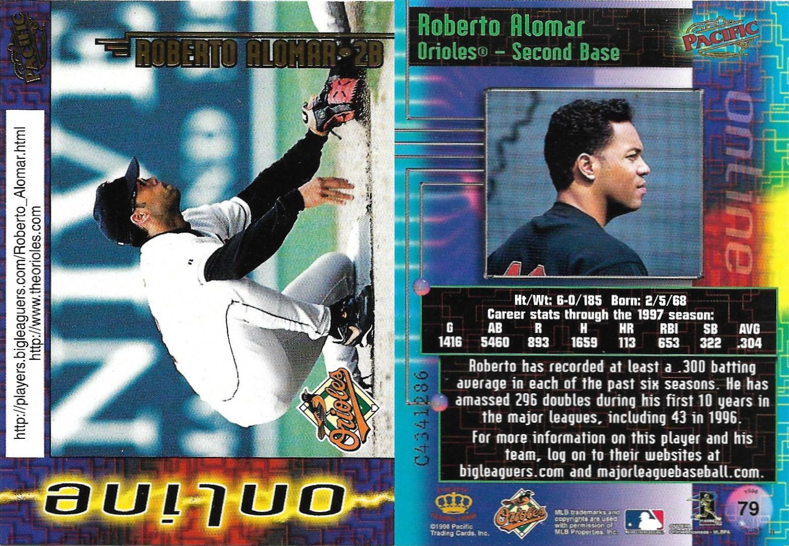 1998 Pacific Online Web Cards #79 Code Bottom Left.jpg