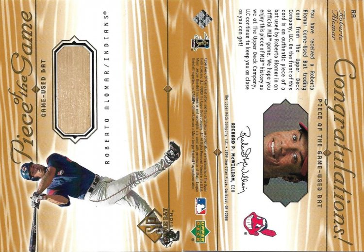 2001 Upper Deck SP Game Bat Edition Piece Of The Game #RA.jpg