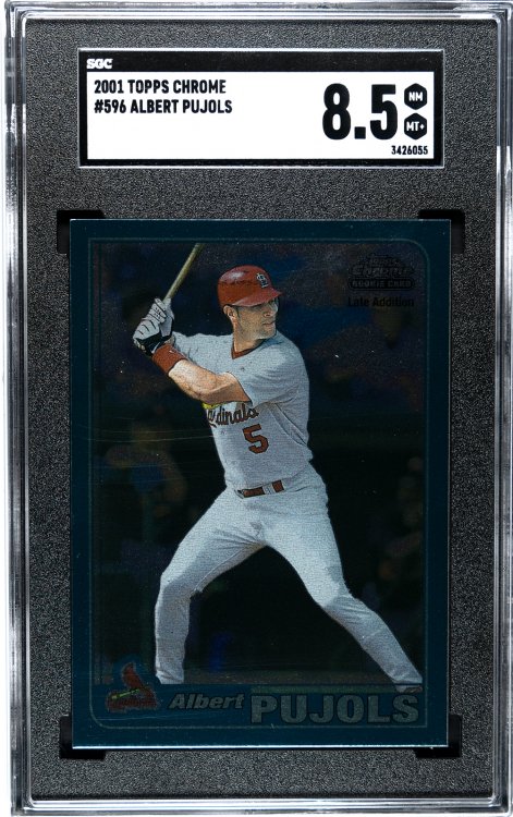 2001_Topps_Chrome_596_Albert_Pujols__SGC-Grade-8pt5_Auth-3426055_Front.jpg