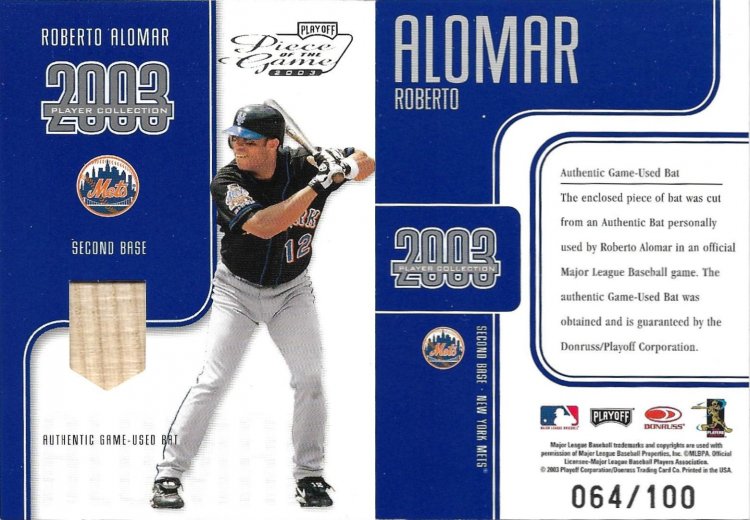 2003 Donruss Playoff Player Collection Piece Of The Game #NNO SN 100.jpg