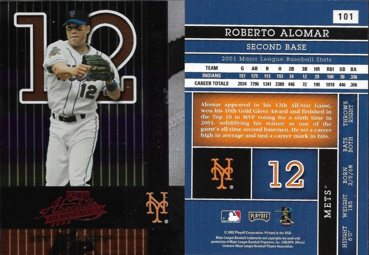 2003 Playoff Absolute Memorabilia Red Foil #101.jpg