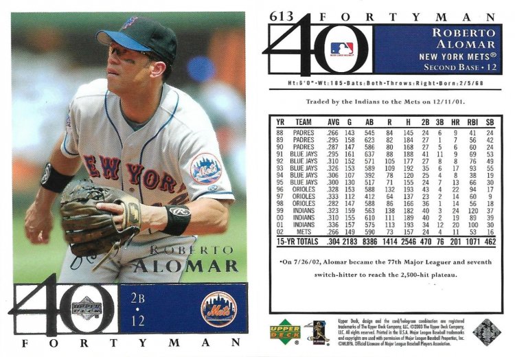 2003 Upper Deck 40-Man #613.jpg