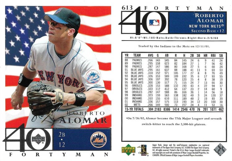 2003 Upper Deck 40-Man Red White Blue #613.jpg