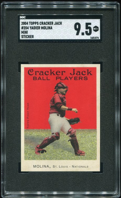 2004 Cracker Jack Min Sticker SGC 9.5 Front.jpg