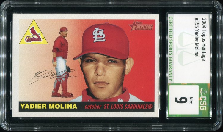 2004 Topps Heritage Yadier Molina CSG 9.jpg