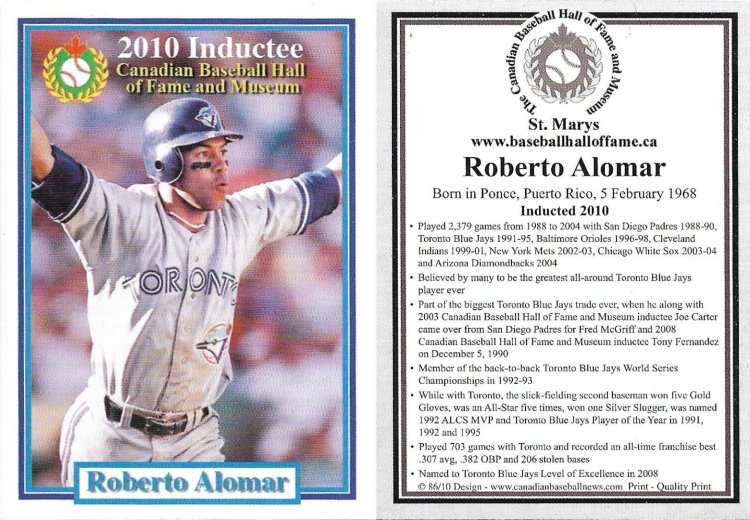 2010 Canadian Baseball Hall Of Fame #NNO.jpg