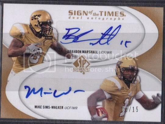 2010SPAuthenticDualBrandonMarshallMikeWalker15.jpg