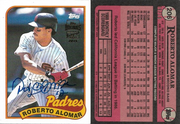 2015 Topps Originals Autograph #206 SN 10.jpg
