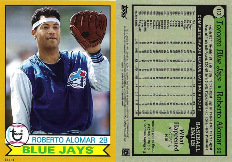 2016 Topps Archives 5x7 Gold #112 SN 10.jpg