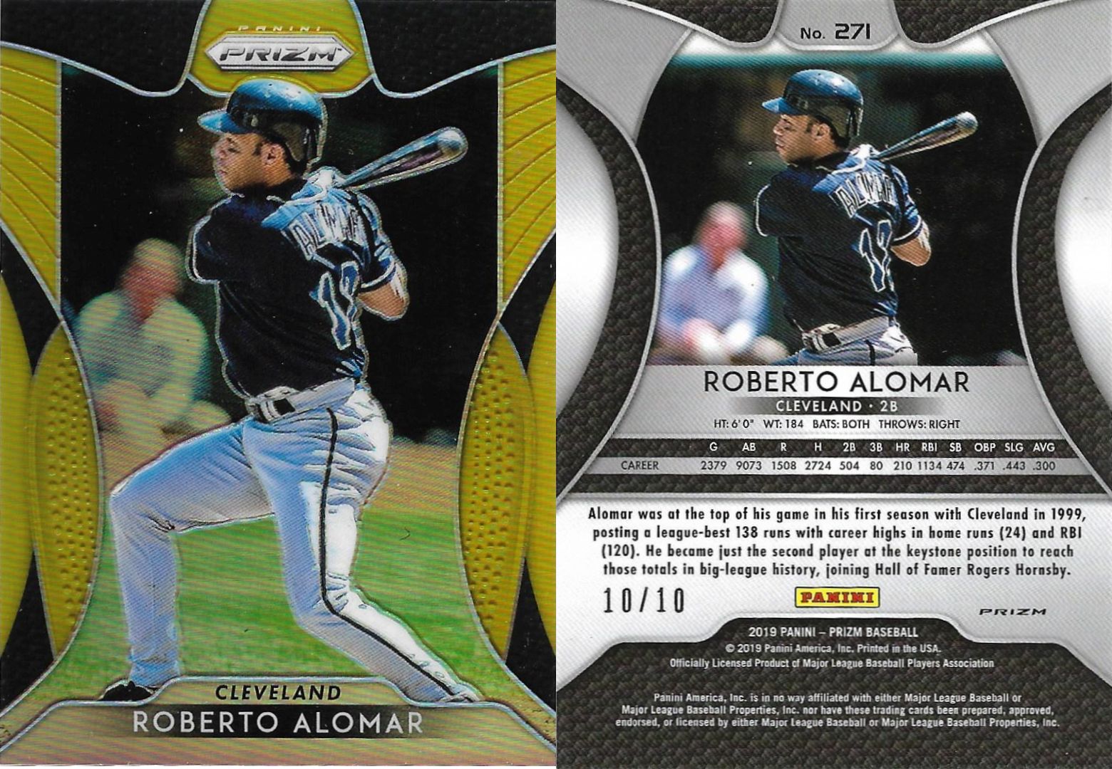 2019 Panini Prizm Gold #271 SN 10.jpg