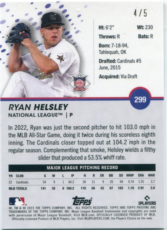 2023 Topps Pristine Red Refractor Back.jpg