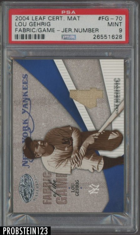 Gehrig, Lou 2004 Leaf Fabric of the Game  Number 4.jpg