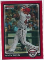 2010 Bowman Chrome Red Refractor Adam Dunn #93, 2 of 5 FRONT.jpg