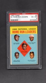 Ernie Banks 1963 Topps NL HR Leaders PSA 6.jpg