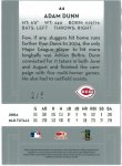 2005 Donruss Classics Significant Signatures #44, 2 of 5 BACK.jpg