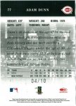 2005 Donruss Studio Private Signings #77, 4 of 10 BACK.jpg