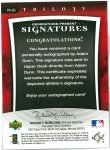 2005 Upper Deck Trilo3y Generations Present Signatures #PR-AD, 74 of 95 BACK.jpg