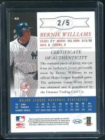 Bernie Williams Equipment Send-In Autograph Ticket – Diamond Legends Online