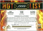 2012 SP Signature Edition Hot List 1999 Triple Signatures #HOT 3-‘99, 02 of 15 BACK.jpg