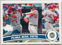 2011 Topps Diamond Anniversary Authentic Diamonds (Pujols, Dunn, Votto LL) #318, 1 of 1 FRONT.jpg