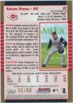 2005 Bowman Chrome Gold Refractor #83, 32 of 50 BACK.jpg
