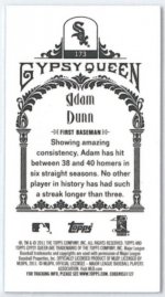 2011 Topps Gypsy Queen Cyan Printing Plate #173, 1 of 1 BACK.jpg