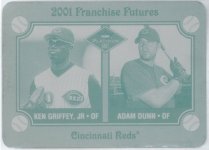 2001 Fleer Platinum Franchise Favorites Black Printing Plate #469, 1 of 1 FRONT.jpg