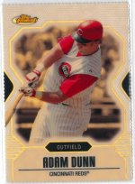 2007 Topps Finest Superfractor  Adam Dunn #42, 1 of 1 FRONT.jpg