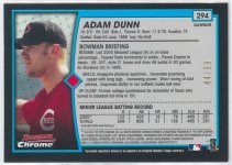 2001 Bowman Chrome Gold Refractor #294, 44 of 99 BACK.jpg