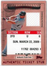 2009 Topps Authentic Ticket Stub #TSP-63, 1 of 1 FRONT.jpg