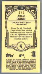2013 Topps Gypsy Queen Leather #133, 1 of 1 BACK.jpg