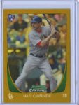 2011 Bowman Chrome Draft Gold Refractors #14 Matt Carpenter.jpg