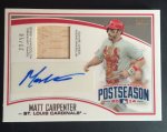 2015 Topps Matt Carpenter Cardinals MLB Postseason Performance Autograph Relic.JPG