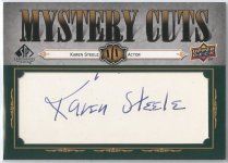 2008 SP Legendary Cuts Mystery Cuts Karen Steele #LC-MC, 1 of 1 FRONT.jpg