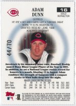 2002 Topps Pristine Gold Refractor #16, 44 of 70 BACK.jpg