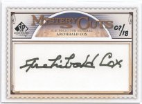 2009 SP Legendary Cuts Mystery Cuts Archibald Cox #LC-MC, 17 of 18 FRONT.jpg