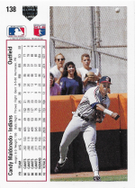 Haim, Corey - 1991 Upper Deck #138 (cameo with Candy Maldonado).png