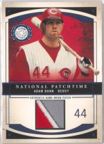2003 Fleer Patchworks National Patchtime #NPT-AD2, 044 of 300 FRONT.jpg
